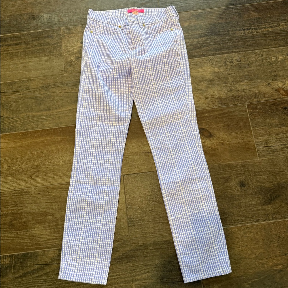 Lily Pulitzer purple plaid pants